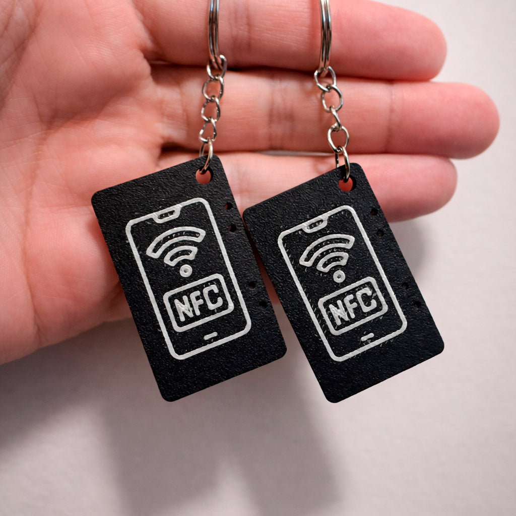 Chaveiro NFC em Formato de Fita K7 - Kit com até 10 unidades