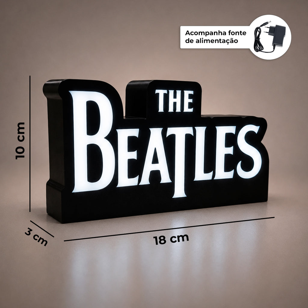 Luminária Lightbox The Beatles