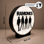 Luminária Lightbox Ramones