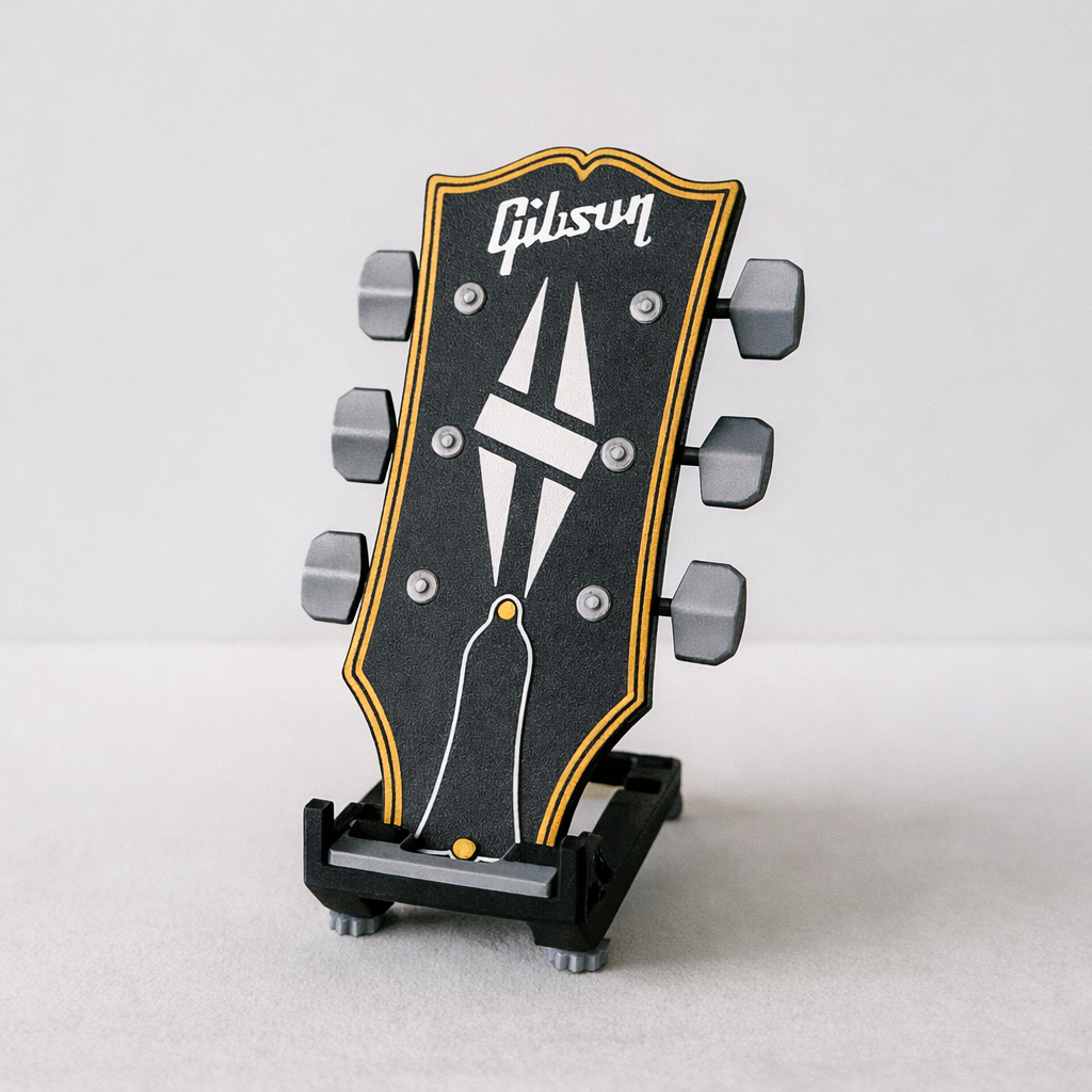 Suporte para Celular Headstock Guitarra Gibson Les Paul