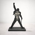 Placa decorativa 3D Freddie Mercury The Show Must Go On Queen