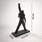 Placa decorativa 3D Freddie Mercury The Show Must Go On Queen